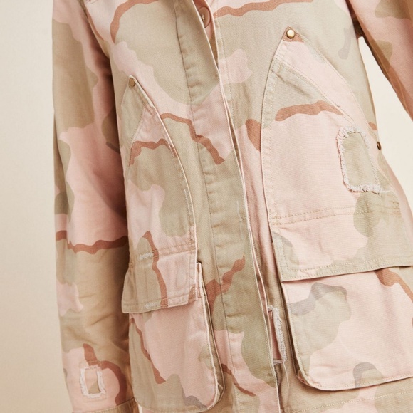 Anthropologie Jackets & Blazers - GENTLY WORN, ANTHROPOLOGIE LIDA UTILITY JACKET SIZE L